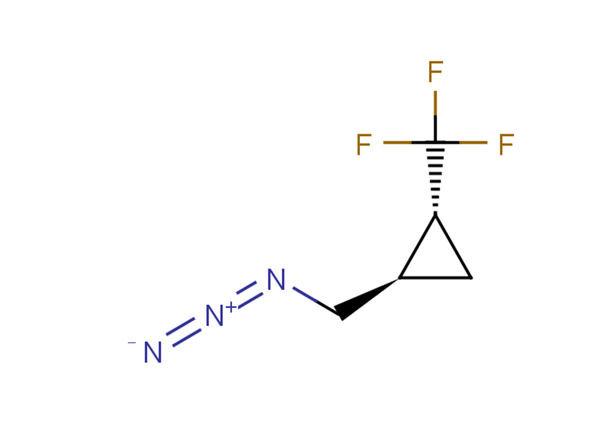 rac-(1R,2R)-1-(azidomethyl)-2-(trifluoromethyl)cyclopropane, trans