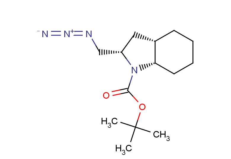 tert-butyl (2S,3aS,7aS)-2-(azidomethyl)-octahydro-1H-indole-1-carboxylate