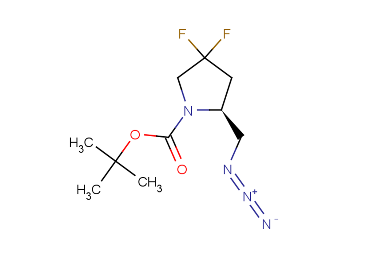 tert-butyl (2S)-2-(azidomethyl)-4,4-difluoropyrrolidine-1-carboxylate