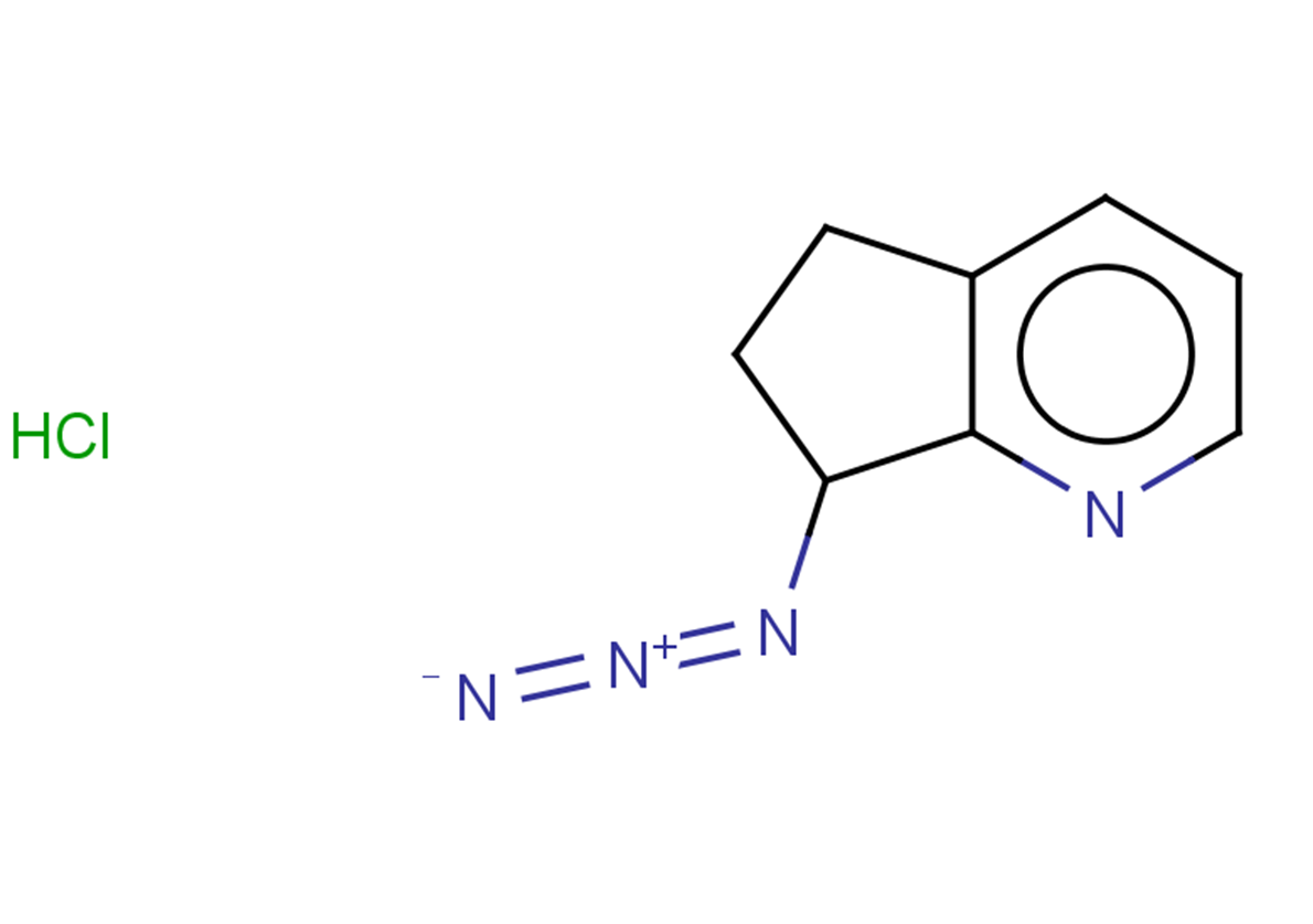7-azido-5H,6H,7H-cyclopenta[b]pyridine hydrochloride