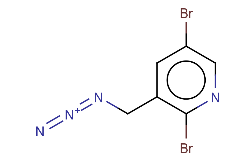 3-(azidomethyl)-2,5-dibromopyridine