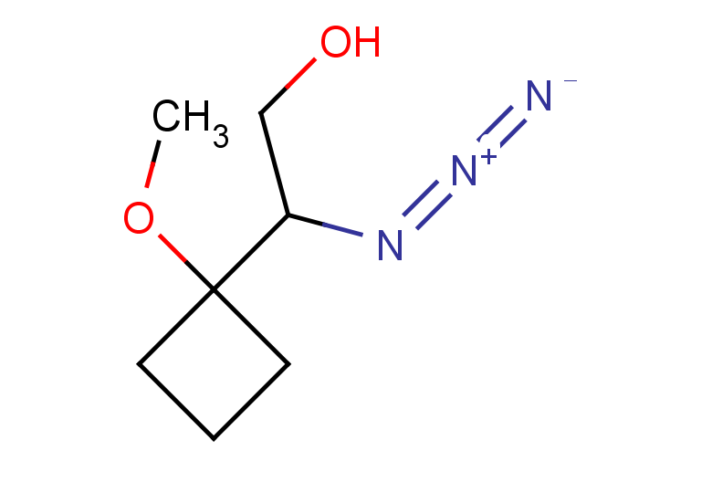 2-azido-2-(1-methoxycyclobutyl)ethan-1-ol