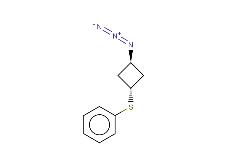 ((1r,3r)-3-azidocyclobutyl)(phenyl)sulfane, trans