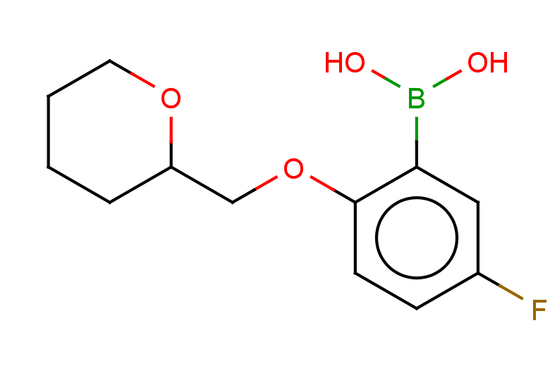 [5-fluoro-2-(oxan-2-ylmethoxy)phenyl]boronic acid