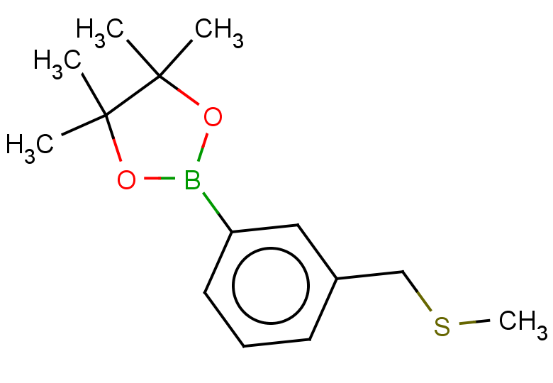 4,4,5,5-tetramethyl-2-{3-[(methylsulfanyl)methyl]phenyl}-1,3,2-dioxaborolane