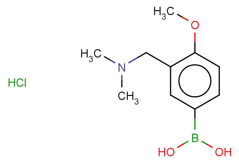 (3-((dimethylamino)methyl)-4-methoxyphenyl)boronic acid hydrochloride