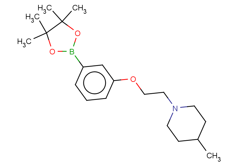 4-methyl-1-{2-[3-(tetramethyl-1,3,2-dioxaborolan-2-yl)phenoxy]ethyl}piperidine