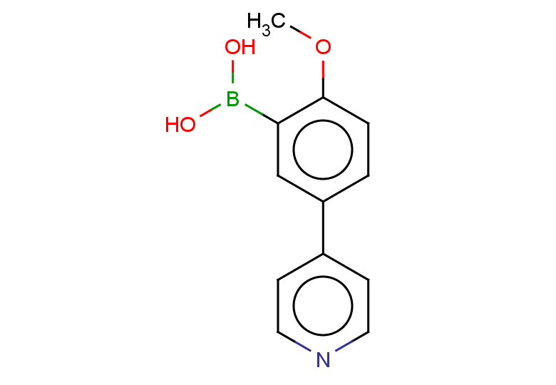 [2-methoxy-5-(pyridin-4-yl)phenyl]boronic acid