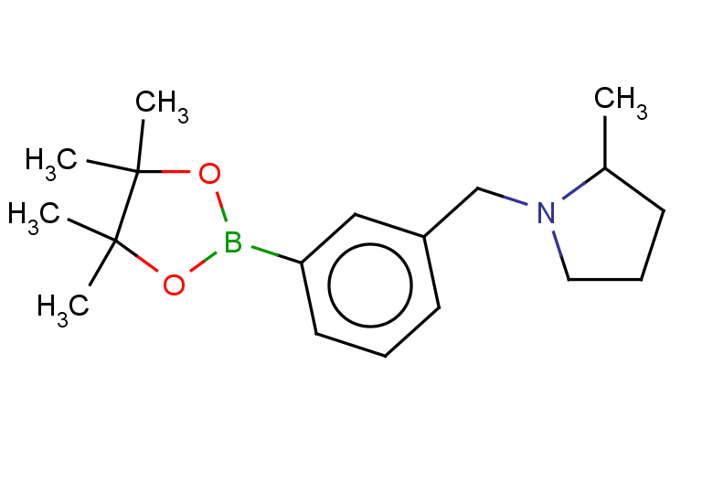 2-methyl-1-{[3-(tetramethyl-1,3,2-dioxaborolan-2-yl)phenyl]methyl}pyrrolidine