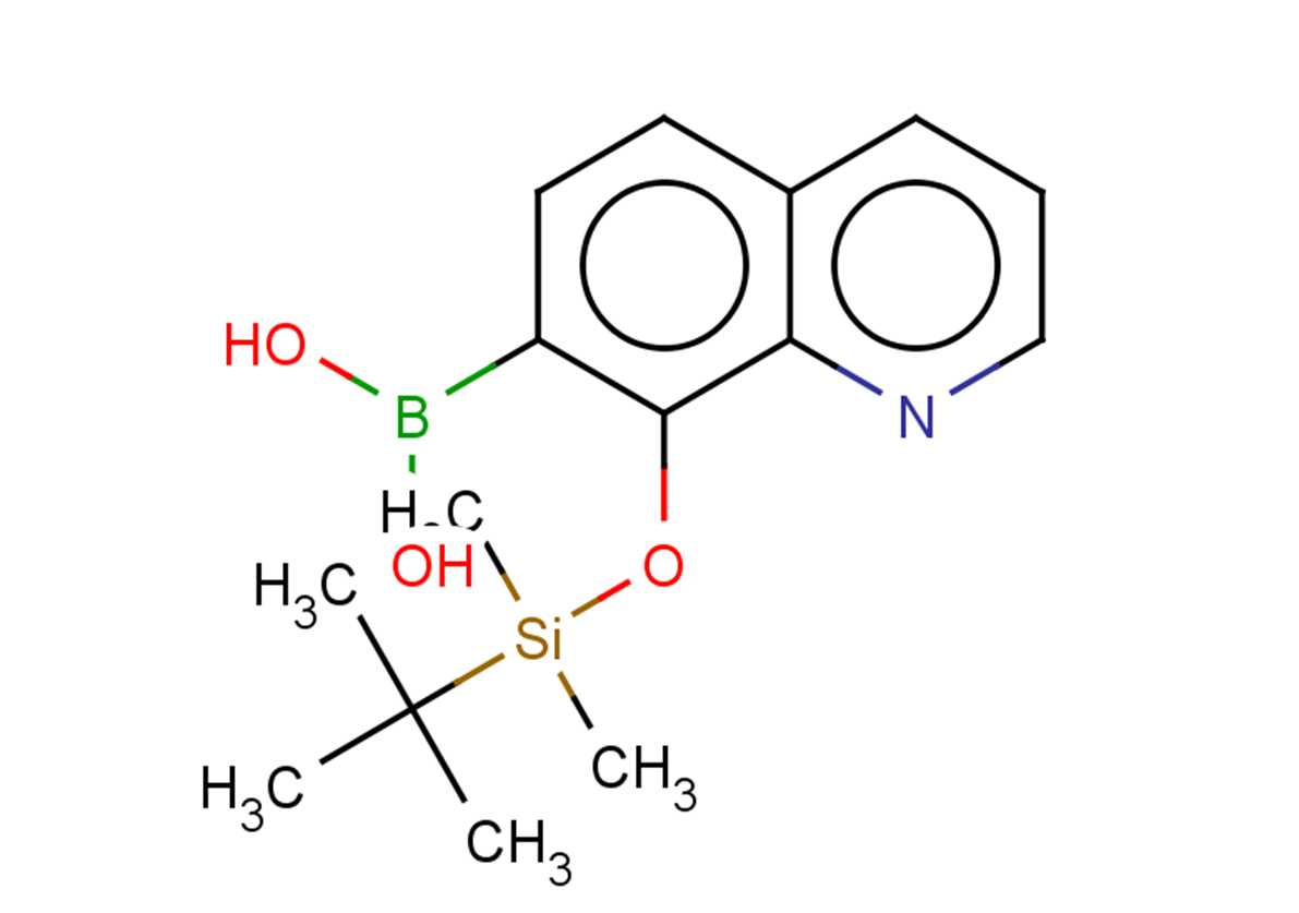 {8-[(tert-butyldimethylsilyl)oxy]quinolin-7-yl}boronic acid