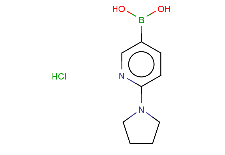 [6-(pyrrolidin-1-yl)pyridin-3-yl]boronic acid hydrochloride