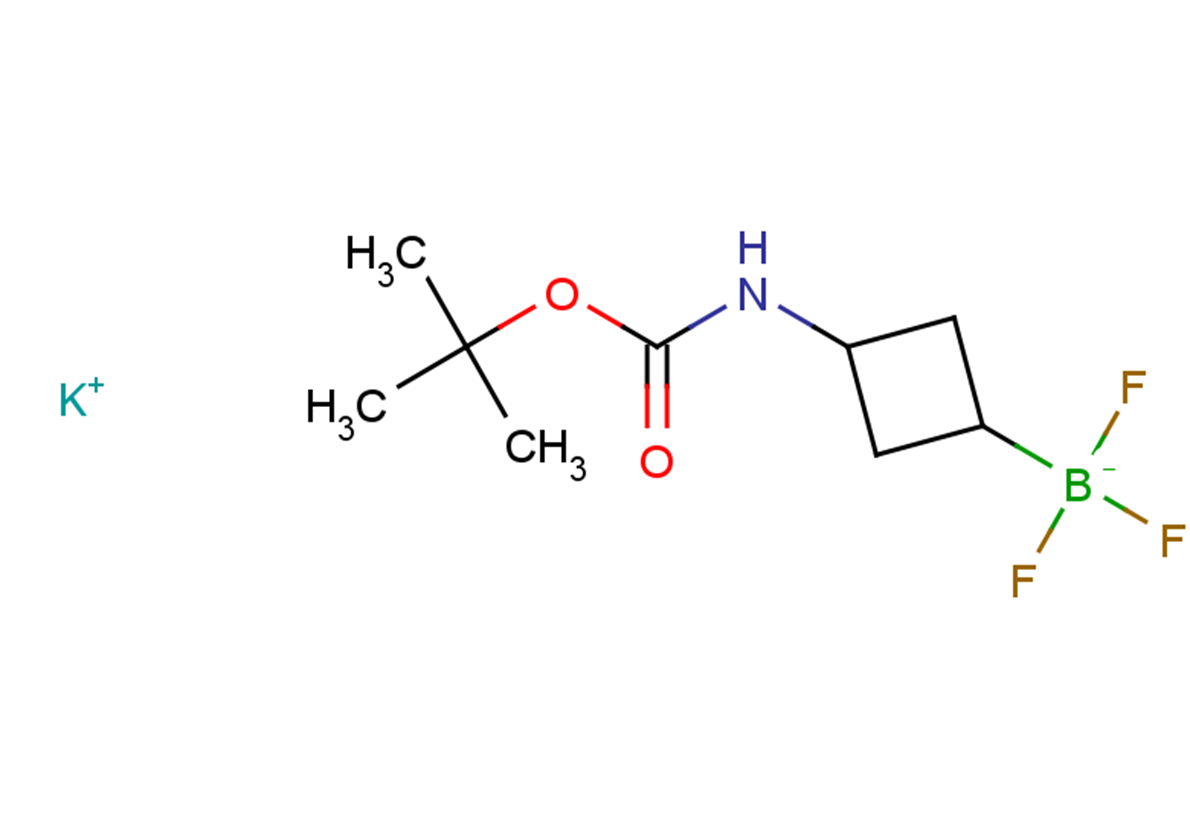 potassium (3-{[(tert-butoxy)carbonyl]amino}cyclobutyl)trifluoroborate, Mixture of diastereomers