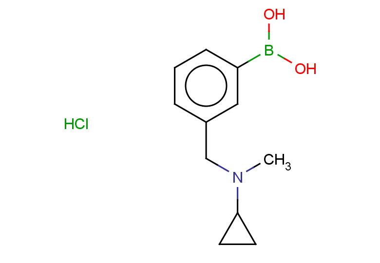 (3-((cyclopropyl(methyl)amino)methyl)phenyl)boronic acid hydrochloride