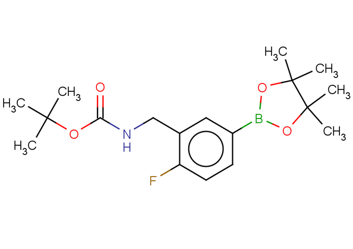 tert-butyl N-{[2-fluoro-5-(tetramethyl-1,3,2-dioxaborolan-2-yl)phenyl]methyl}carbamate