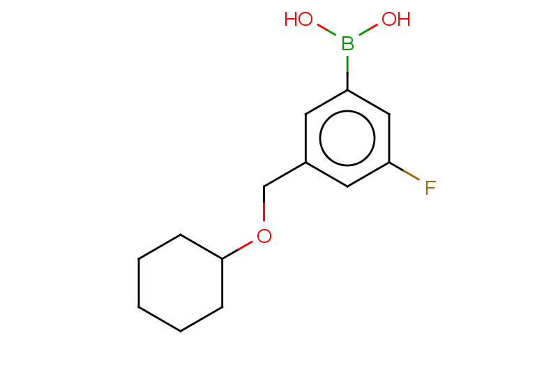 {3-[(cyclohexyloxy)methyl]-5-fluorophenyl}boronic acid