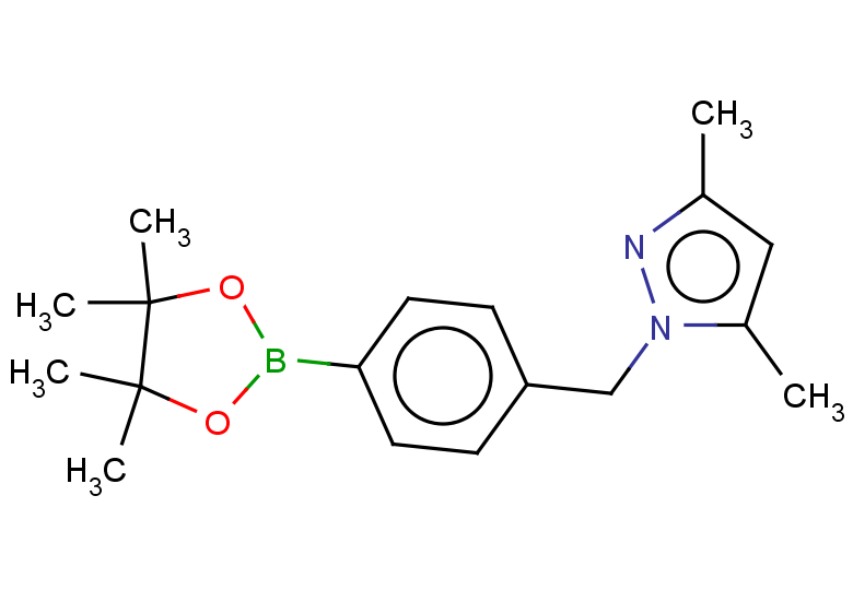 3,5-dimethyl-1-{[4-(tetramethyl-1,3,2-dioxaborolan-2-yl)phenyl]methyl}-1H-pyrazole