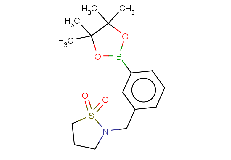 2-{[3-(tetramethyl-1,3,2-dioxaborolan-2-yl)phenyl]methyl}-1,2-thiazolidine-1,1-dione