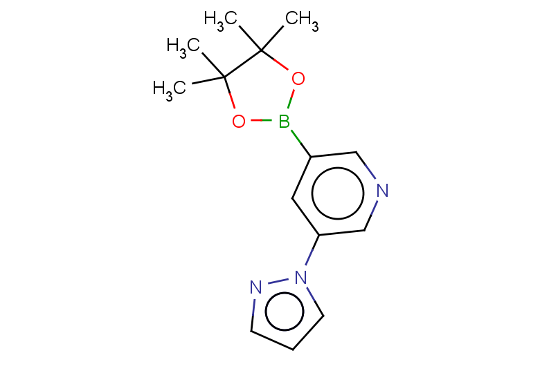 3-(1H-pyrazol-1-yl)-5-(tetramethyl-1,3,2-dioxaborolan-2-yl)pyridine