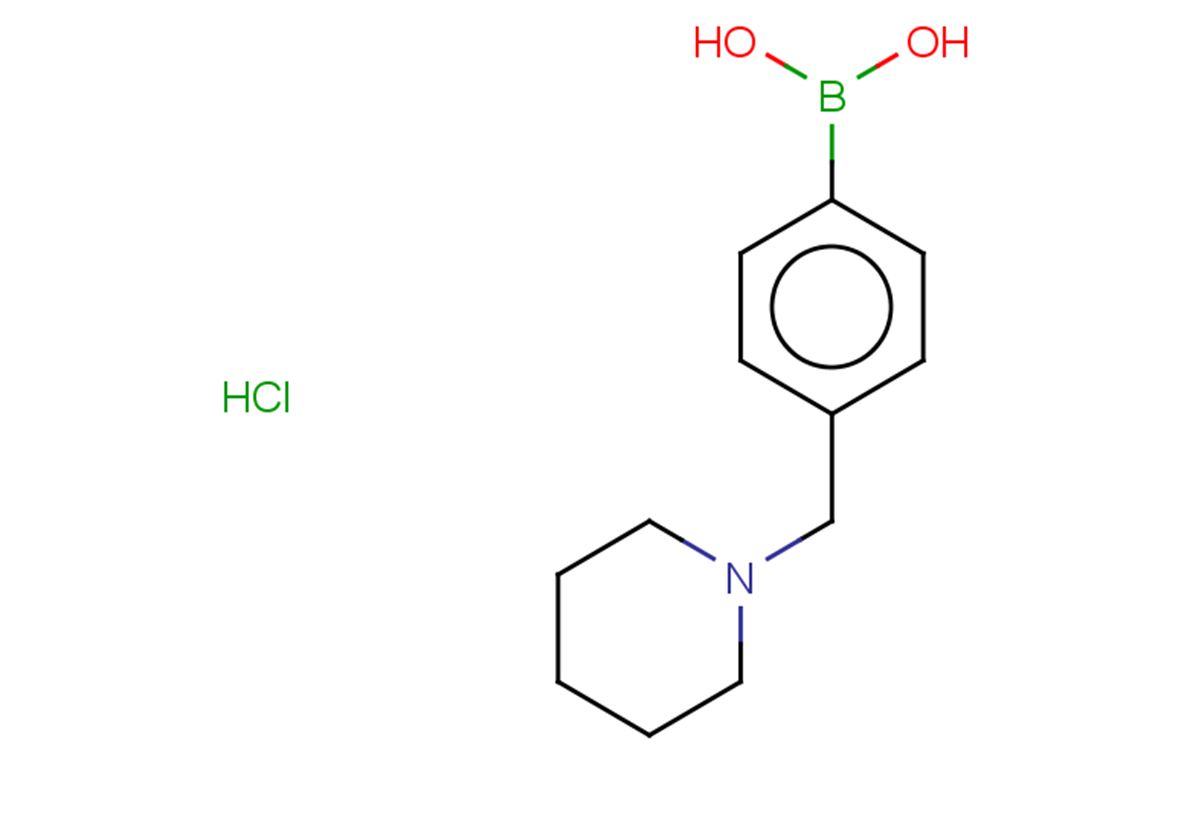 [4-(piperidin-1-ylmethyl)phenyl]boronic acid hydrochloride