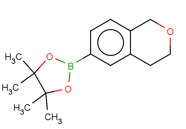 2-(3,4-dihydro-1H-2-benzopyran-6-yl)-4,4,5,5-tetramethyl-1,3,2-dioxaborolane
