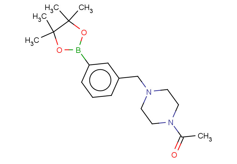 1-(4-{[3-(tetramethyl-1,3,2-dioxaborolan-2-yl)phenyl]methyl}piperazin-1-yl)ethan-1-one