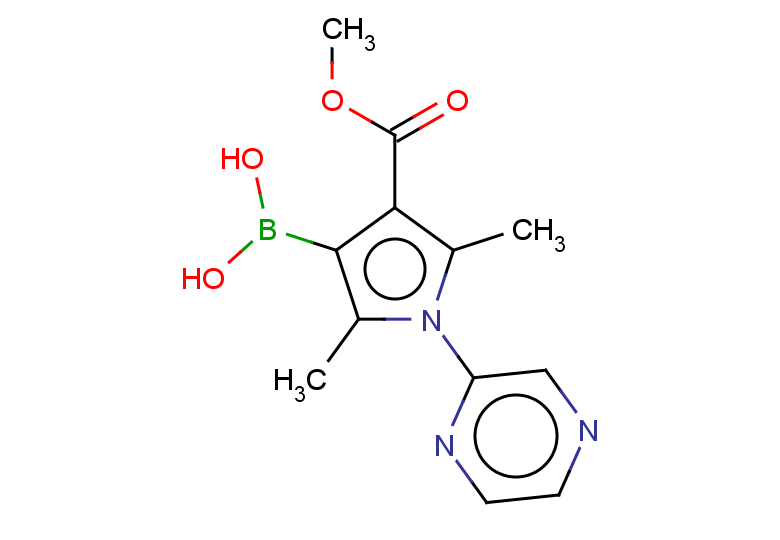 [4-(methoxycarbonyl)-2,5-dimethyl-1-(pyrazin-2-yl)-1H-pyrrol-3-yl]boronic acid