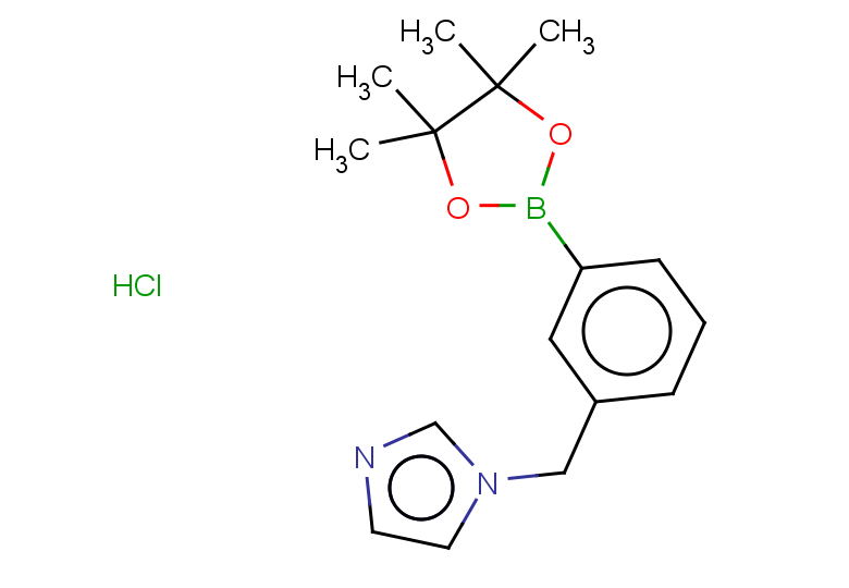 1-{[3-(tetramethyl-1,3,2-dioxaborolan-2-yl)phenyl]methyl}-1H-imidazole hydrochloride