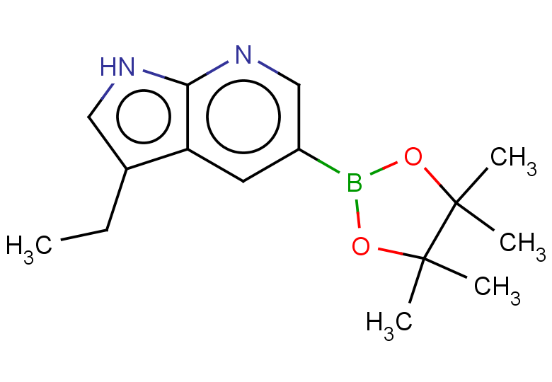 3-ethyl-5-(tetramethyl-1,3,2-dioxaborolan-2-yl)-1H-pyrrolo[2,3-b]pyridine