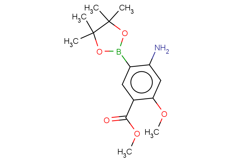 methyl 4-amino-2-methoxy-5-(tetramethyl-1,3,2-dioxaborolan-2-yl)benzoate