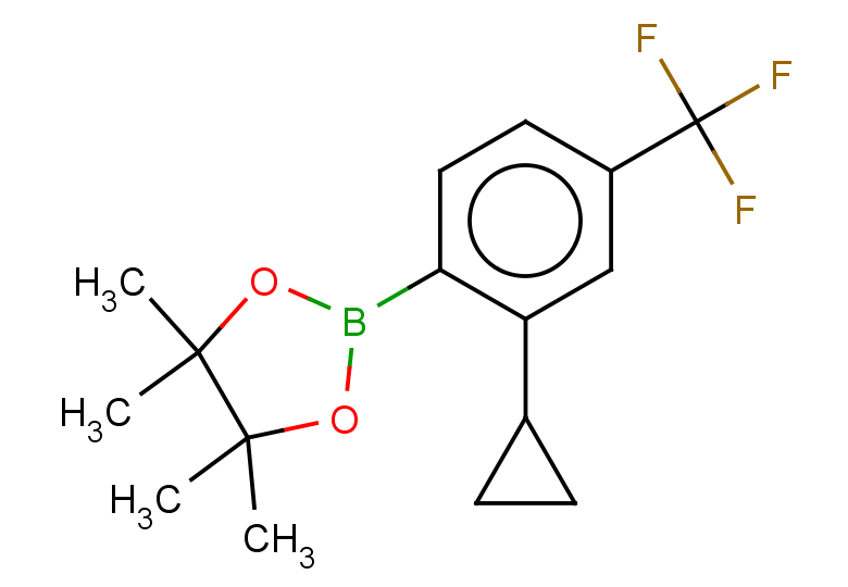 2-[2-cyclopropyl-4-(trifluoromethyl)phenyl]-4,4,5,5-tetramethyl-1,3,2-dioxaborolane