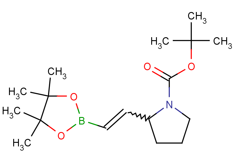 tert-butyl 2-[2-(4,4,5,5-tetramethyl-1,3,2-dioxaborolan-2-yl)ethenyl]pyrrolidine-1-carboxylate