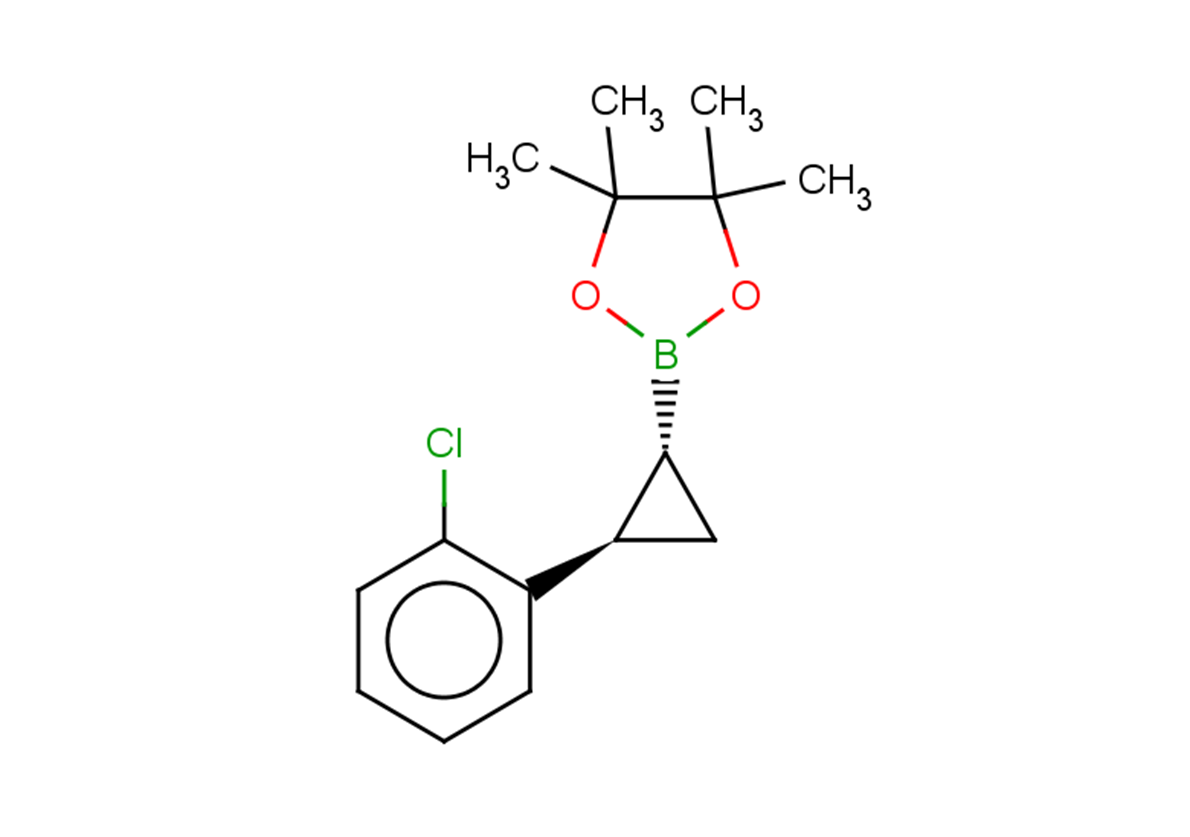 rac-2-[(1R,2R)-2-(2-chlorophenyl)cyclopropyl]-4,4,5,5-tetramethyl-1,3,2-dioxaborolane, trans