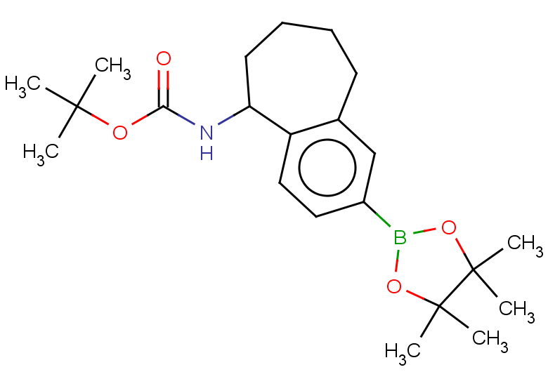 tert-butyl N-[2-(tetramethyl-1,3,2-dioxaborolan-2-yl)-6,7,8,9-tetrahydro-5H-benzo[7]annulen-5-yl]carbamate