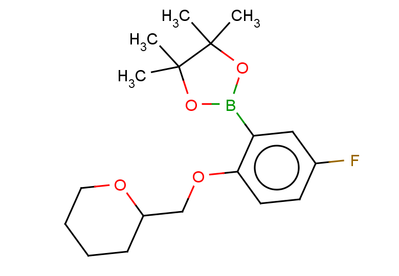 2-{5-fluoro-2-[(oxan-2-yl)methoxy]phenyl}-4,4,5,5-tetramethyl-1,3,2-dioxaborolane