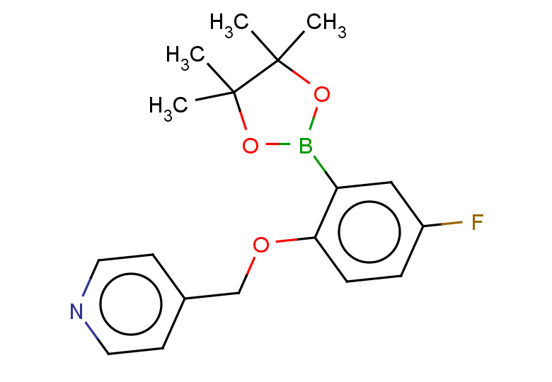4-{[4-fluoro-2-(tetramethyl-1,3,2-dioxaborolan-2-yl)phenoxy]methyl}pyridine