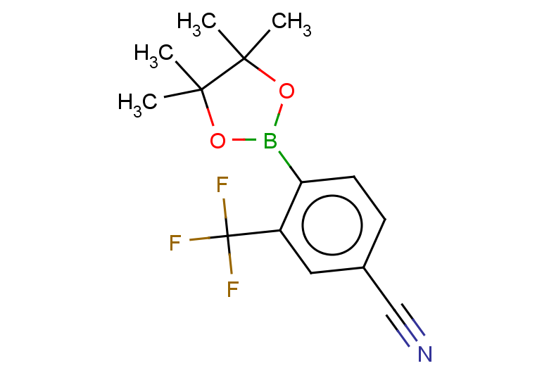 4-(4,4,5,5-tetramethyl-1,3,2-dioxaborolan-2-yl)-3-(trifluoromethyl)benzonitrile