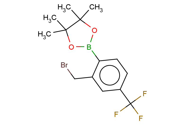 2-[2-(bromomethyl)-4-(trifluoromethyl)phenyl]-4,4,5,5-tetramethyl-1,3,2-dioxaborolane