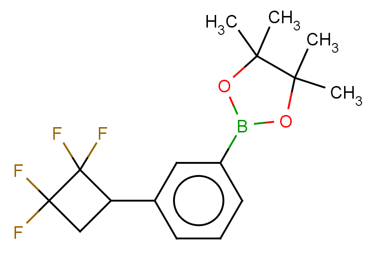4,4,5,5-tetramethyl-2-[3-(2,2,3,3-tetrafluorocyclobutyl)phenyl]-1,3,2-dioxaborolane