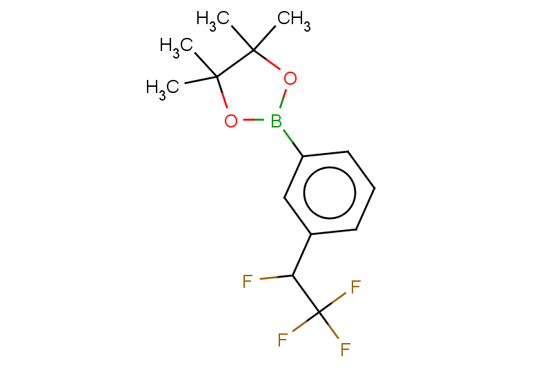 4,4,5,5-tetramethyl-2-[3-(1,2,2,2-tetrafluoroethyl)phenyl]-1,3,2-dioxaborolane
