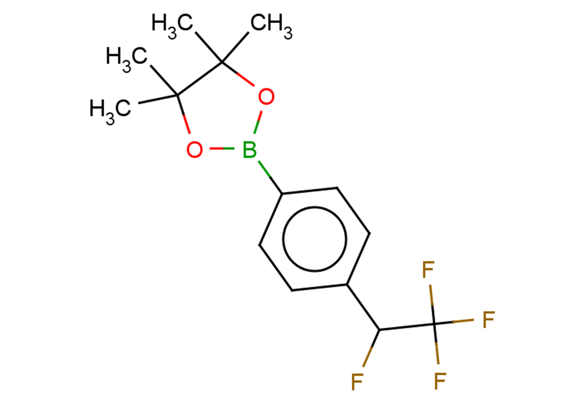 4,4,5,5-tetramethyl-2-[4-(1,2,2,2-tetrafluoroethyl)phenyl]-1,3,2-dioxaborolane