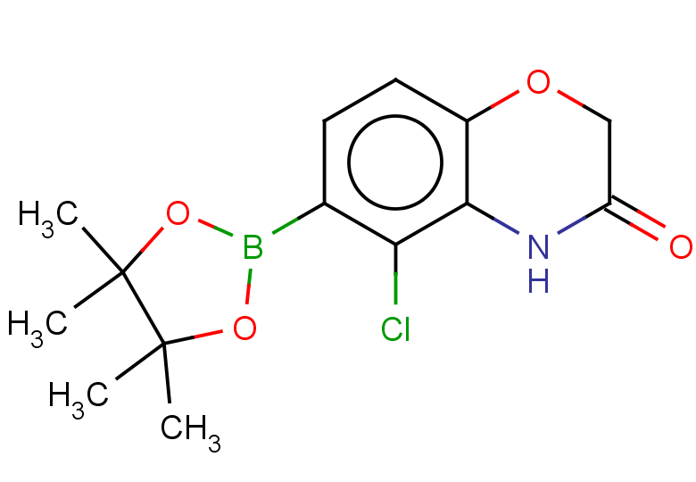 5-chloro-6-(4,4,5,5-tetramethyl-1,3,2-dioxaborolan-2-yl)-3,4-dihydro-2H-1,4-benzoxazin-3-one