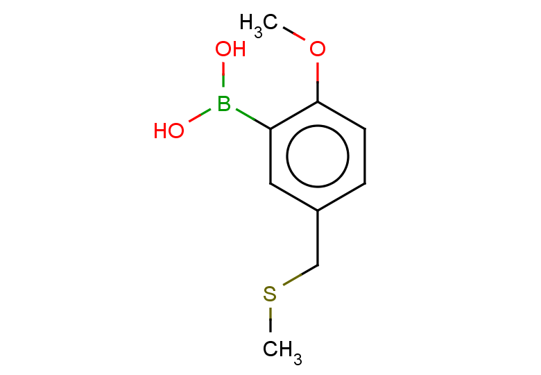 {2-methoxy-5-[(methylsulfanyl)methyl]phenyl}boronic acid