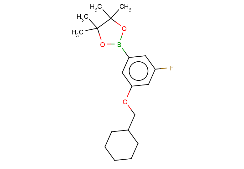 2-[3-(cyclohexylmethoxy)-5-fluorophenyl]-4,4,5,5-tetramethyl-1,3,2-dioxaborolane