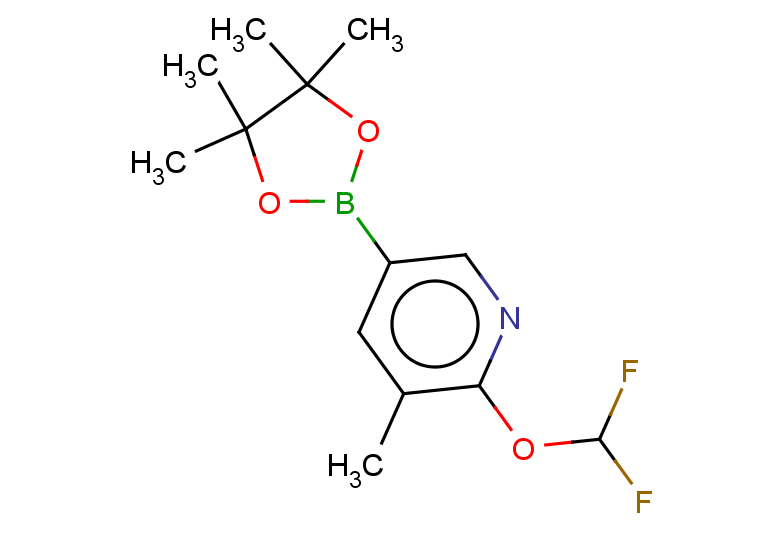 2-(difluoromethoxy)-3-methyl-5-(4,4,5,5-tetramethyl-1,3,2-dioxaborolan-2-yl)pyridine