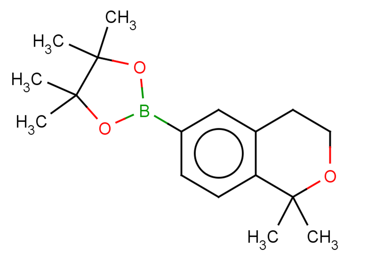 2-(1,1-dimethyl-3,4-dihydro-1H-2-benzopyran-6-yl)-4,4,5,5-tetramethyl-1,3,2-dioxaborolane