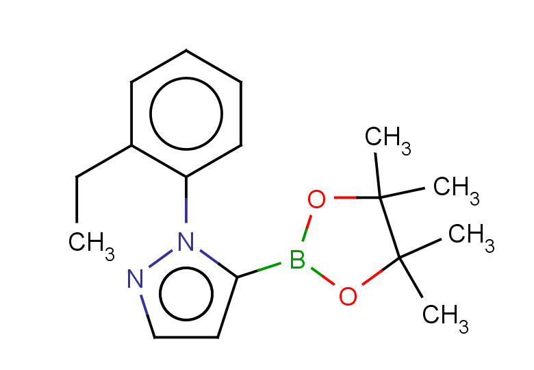 1-(2-ethylphenyl)-5-(tetramethyl-1,3,2-dioxaborolan-2-yl)-1H-pyrazole