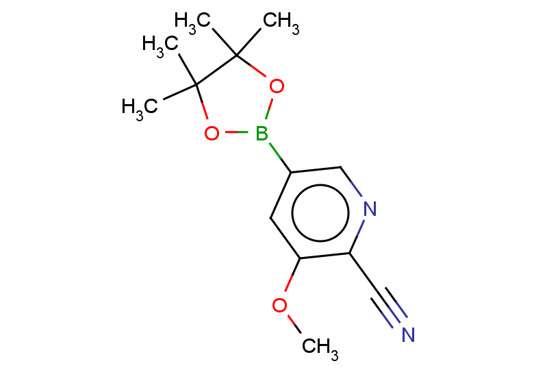 3-methoxy-5-(4,4,5,5-tetramethyl-1,3,2-dioxaborolan-2-yl)pyridine-2-carbonitrile