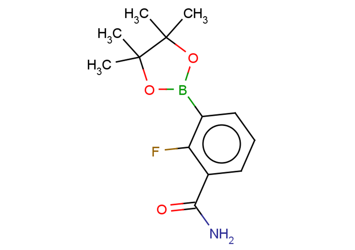 2-fluoro-3-(tetramethyl-1,3,2-dioxaborolan-2-yl)benzamide