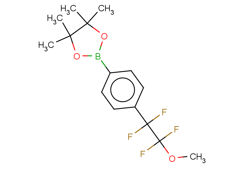 4,4,5,5-tetramethyl-2-[4-(1,1,2,2-tetrafluoro-2-methoxyethyl)phenyl]-1,3,2-dioxaborolane