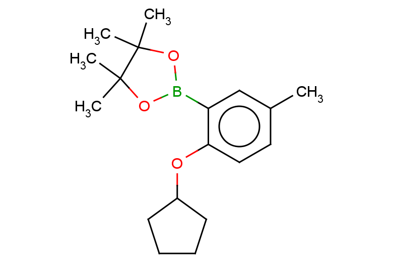 2-[2-(cyclopentyloxy)-5-methylphenyl]-4,4,5,5-tetramethyl-1,3,2-dioxaborolane